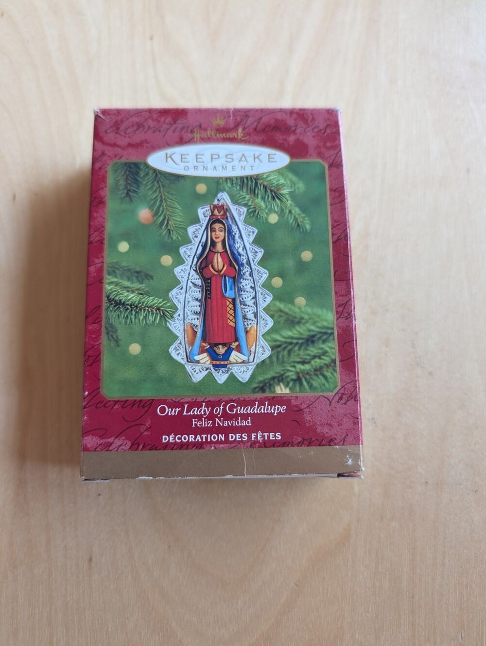 🧨NWT Hallmark Our Lady of Guadalupe Ornament